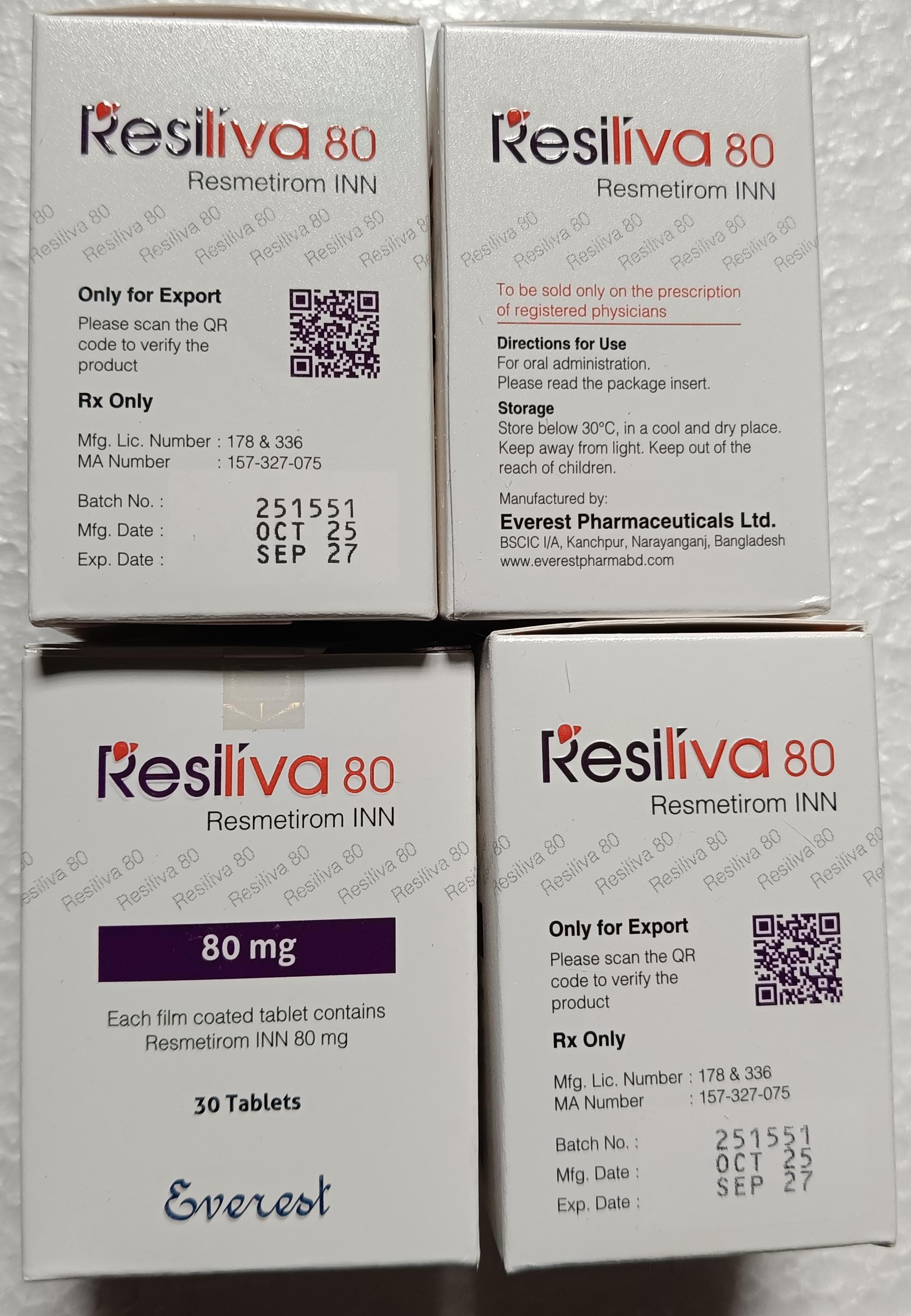 Resiliva80mg